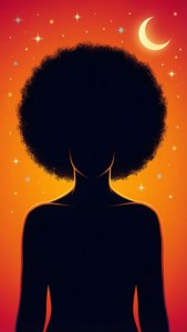 Afro Silhouette Night