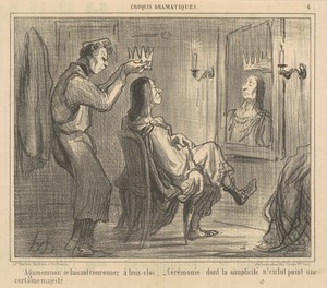 Agamemnon se fiasant couronner a huis-clos