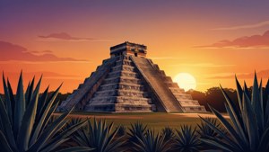 Agave and Pyramid