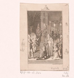 Agnes onderbreekt de huwelijksceremonie van Bertha en Egbert