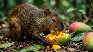Agouti Feasting