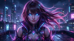 Ahri Neon Glow