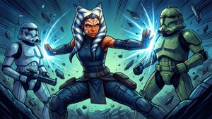 Ahsoka Clone Wars Action