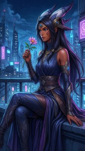 Ahsoka Cyberpunk Night