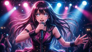 Ai Shines on Stage
