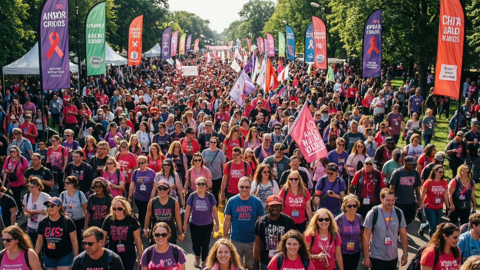 AIDS Walk Rally by Wallpapers.art Studio