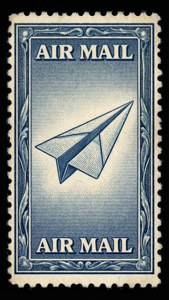 Air Mail Vintage Label