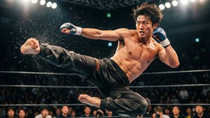 Airborne Spinning Kick
