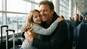 Airport Embrace