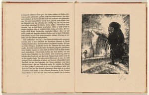 Akaki trägt den Mantel das erstemal auf der Straße (Akaki Wears the Coat on the Street for the First Time) (plate 6) from Der Mantel (The Coat)