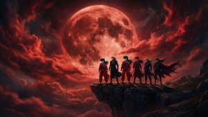 Akatsuki Under Blood Moon