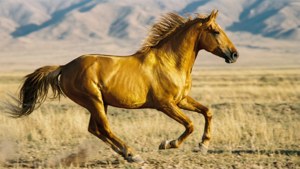 Akhal-Teke Golden Gallop