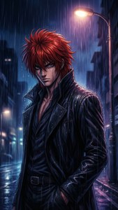 Akira in the Rain