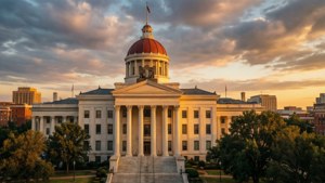Alabama Capitol Sunset