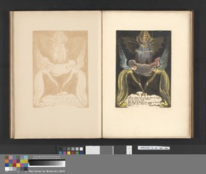"Albions Angel rose upon the Stone of Night..." (Plate 12)