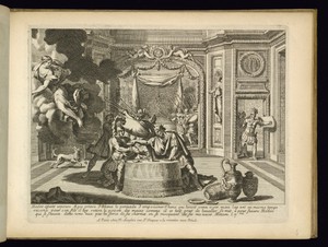 Alcove with Aegeus Preventing Theseus from Drinking Poison