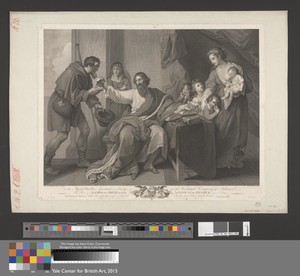 Alfred the Great Dividing His Loaf with the Pilgrim