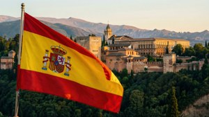Alhambra and Flag