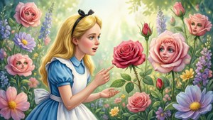 Alice and Living Flowers