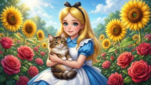 Alice with Dinah