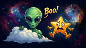 Alien Peekaboo