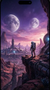 Alien Sunset Vista