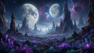 Alien Sunset Vista