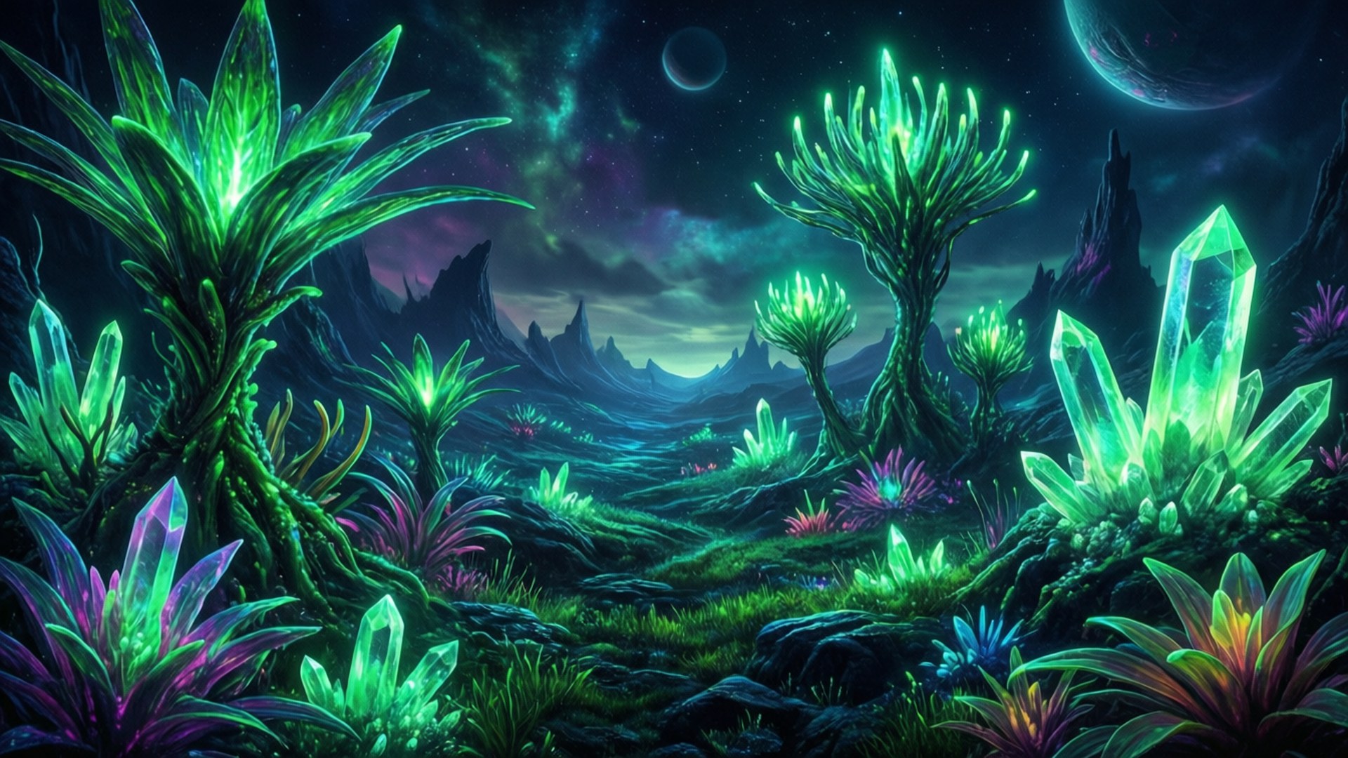 Alien World by Wallpapers.art Studio
