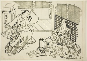 All Kinds of Household Items (Chodo zukushi), from the series "Famous Scenes from Japanese Puppet Plays (Yamato irotake)"
