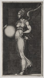 Allegorical Figure Holding a Sphere