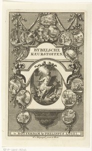 Allegorie met bijbelse scènes