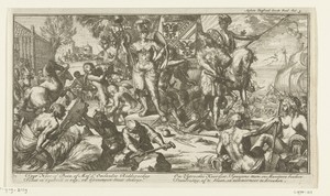 Allegorie met Groningen en Ommelanden