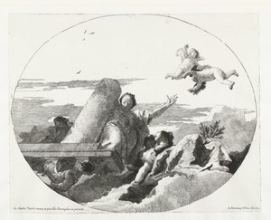 Allegorie met Kracht (Fortitudo) en Vrede (Pax)