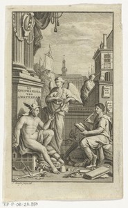 Allegorie met Mercurius