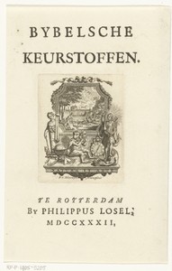 Allegorie met mythologische en bijbelse figuren