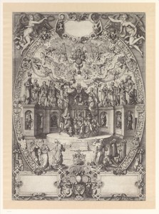 Allegorie op de aardse soevereiniteit van keizer Maximiliaan II