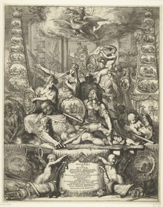 Allegorie op de dood van Michiel Adriaenszoon de Ruyter, 1676