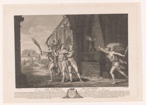 Allegorie op de dood van Voltaire