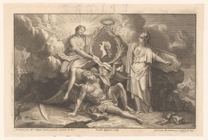 Allegorie op de onsterfelijkheid van de Franse koning