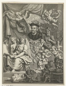 Allegorie op de schrijfkunst van Rabelais