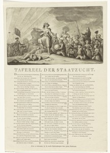 Allegorie op de Staatzucht, 1786