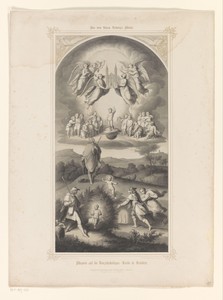 Allegorie op de Vierzehnheiligen basiliek