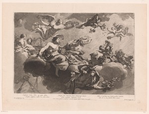 Allegorie op de vrede tussen Frankrijk en Engeland