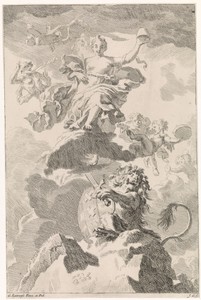 Allegorie op de vrije handel: de Bataafse leeuw