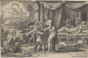 Allegorie op Geboorte