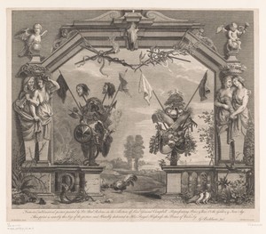 Allegorie op oorlog en vrede