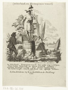 Allegorie op Schieland en Krimpenerwaard