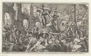 Allegorie rond de strijd met Beieren en Bourgondië