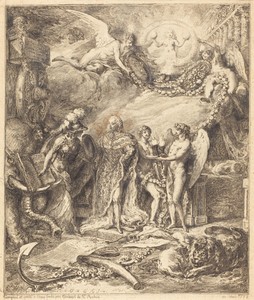 Allegorie sur la mariage du Comte de Provence