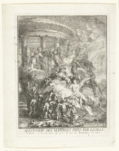 Allegorie ter ere van de geboorte van de hertog van Bourgandië